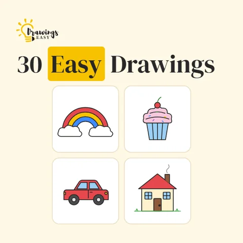 30 Easy Drawings printable pack cover