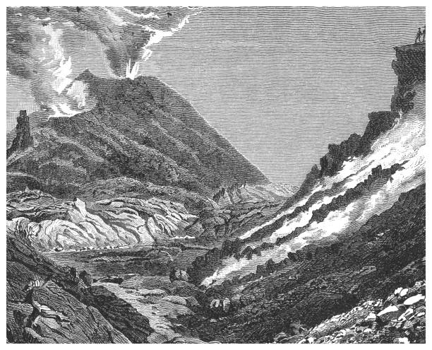 Best Drawing of a Volcano