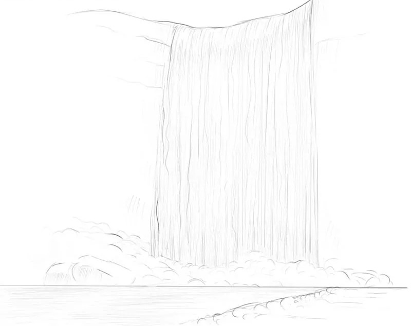 Draw a Waterfall