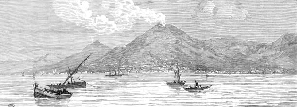 Drawing of a Volcano