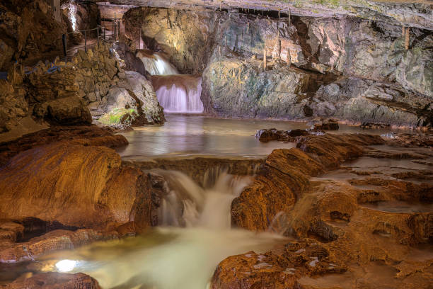 drawing of a cave