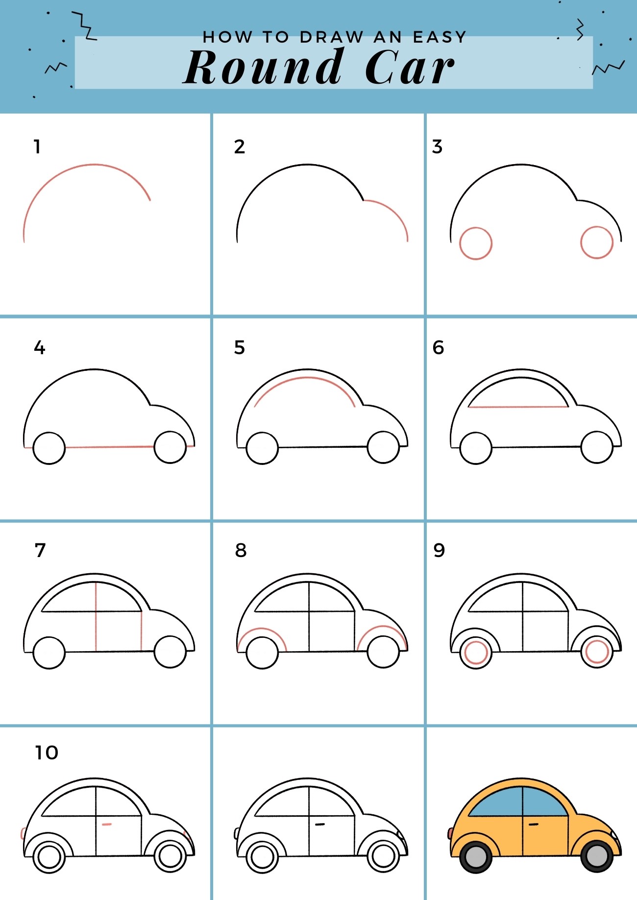 Car Drawing for Kids