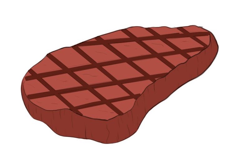 How to Draw a Steak