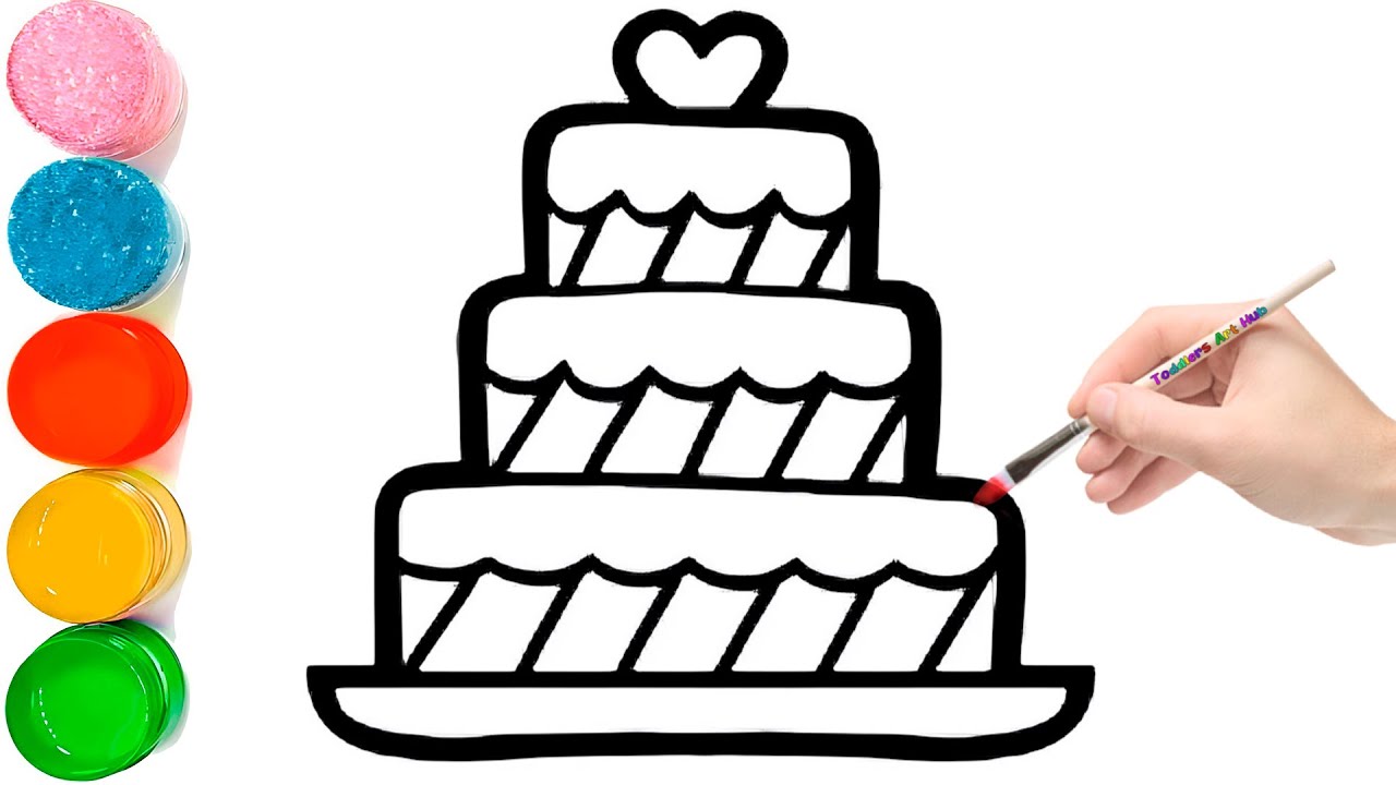 How to Draw a Cake