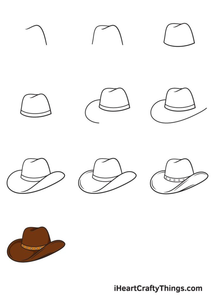 How to Draw a Cowboy Hat