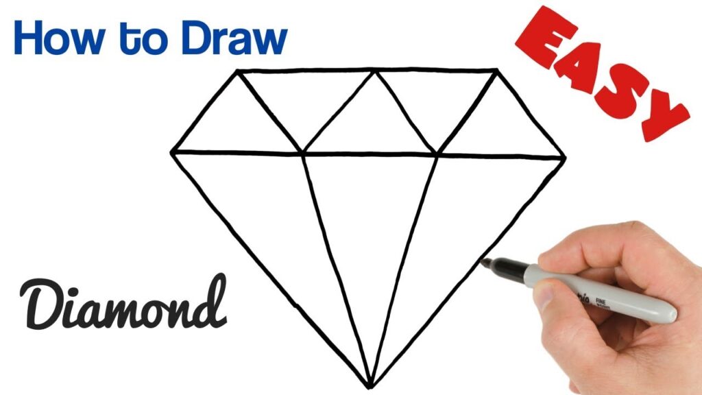 How to Draw a Diamond