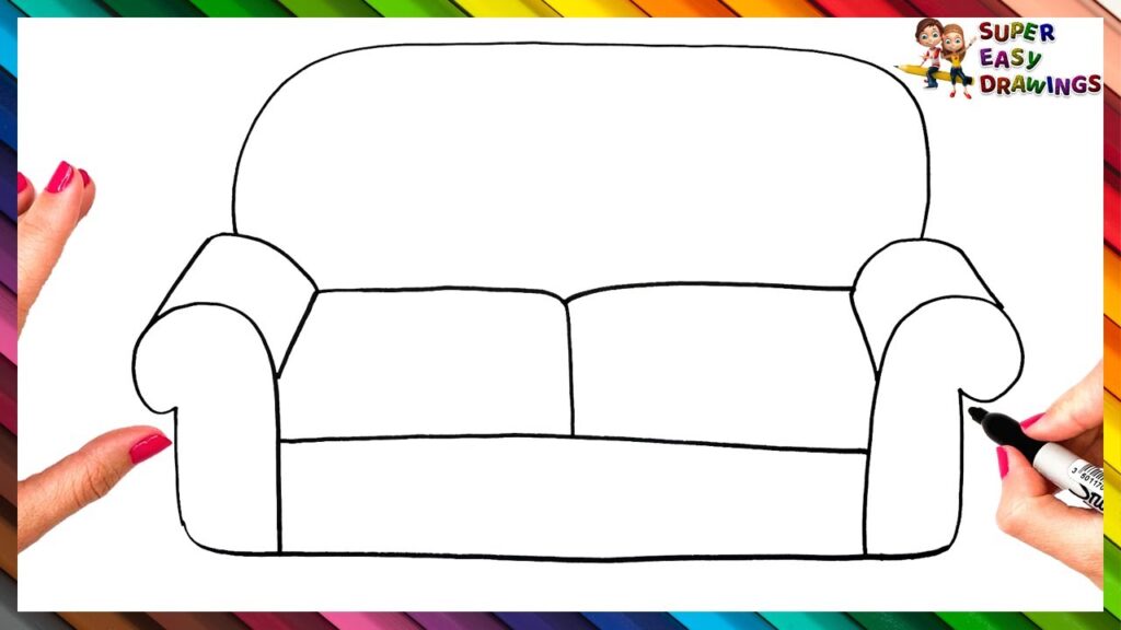 How to Draw a Sofa