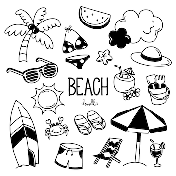 Things at a Beach to Draw