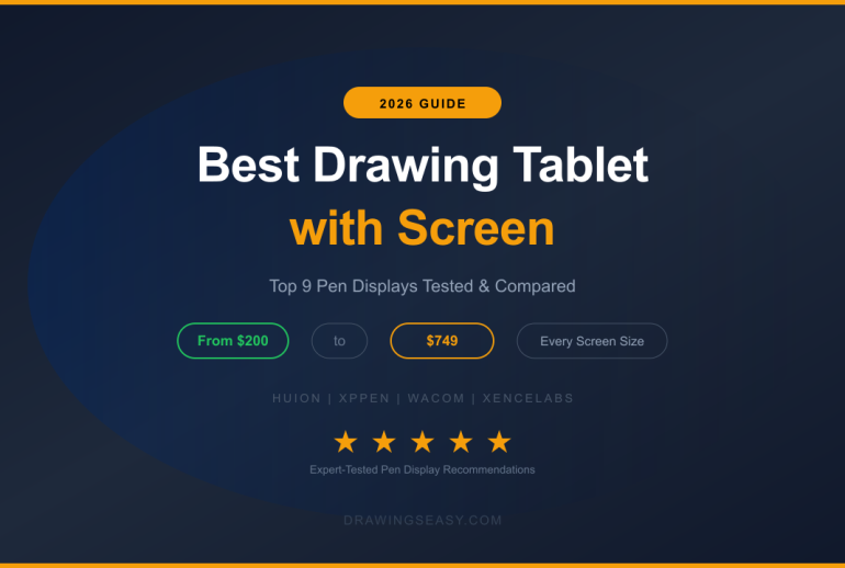 Best drawing tablet with screen 2026 - top 9 pen displays compared