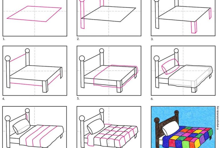 How to Draw a Bed