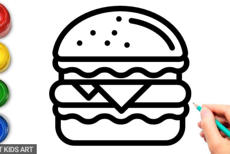 How to Draw a Burger