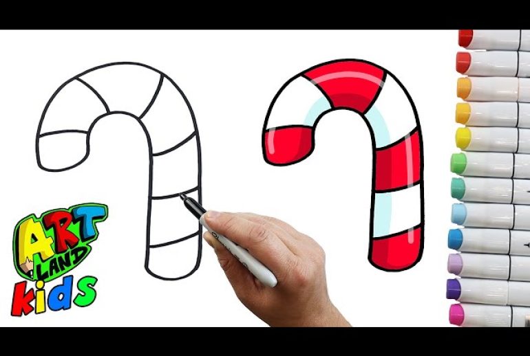 How to Draw a Candy Cane