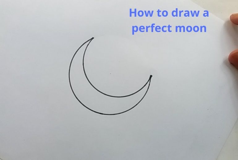 How to Draw a Crescent Moon