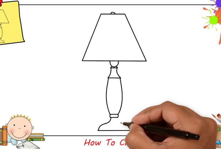 How to Draw a Lamp