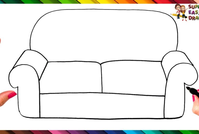 How to Draw a Sofa