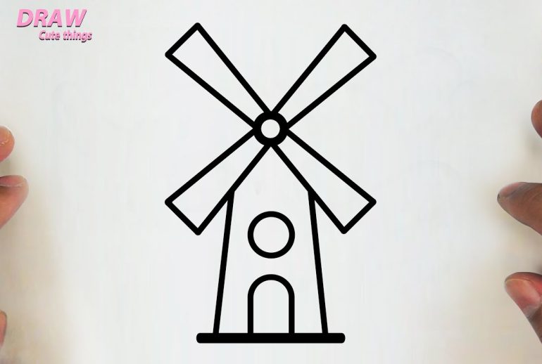 How to Draw a Windmill