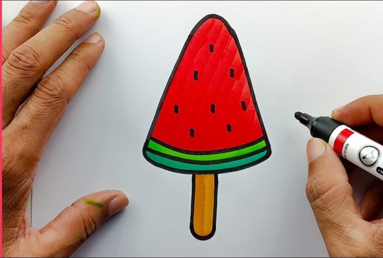 Icecream Drawing Ideas Bold