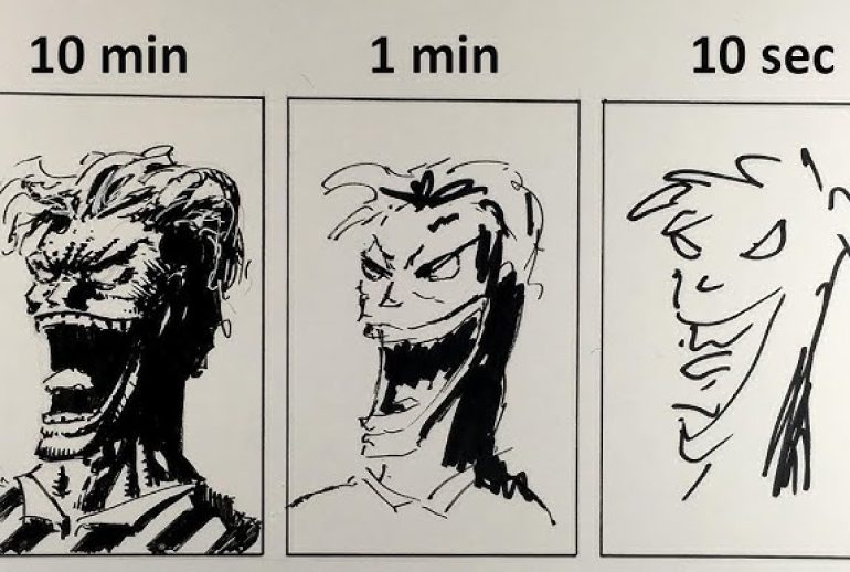 What is the 1-Minute Drawing Challenge?